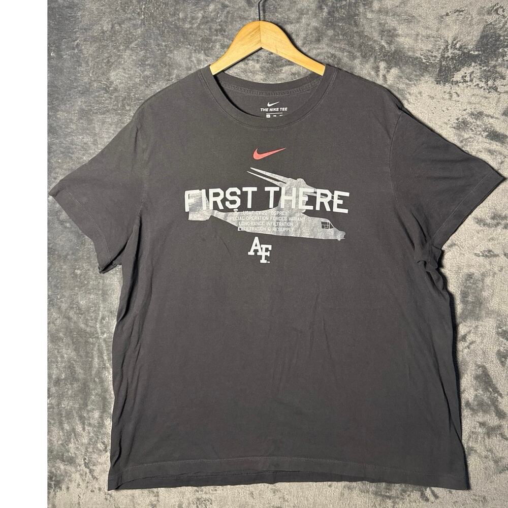 Nike Air Force Falcons Special Operations Command T-Shirt XXL First There Grey